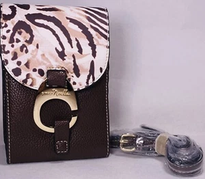 New SIMPLY NOELLE Crossbody Purse Cheetah Print Brown - Picture 1 of 8
