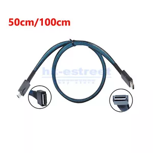 SFF-8611 Cable OCuLink PCIe PCI-Express 4.0 Data Extension for eGPU GPD NVMe SSD - Picture 1 of 21