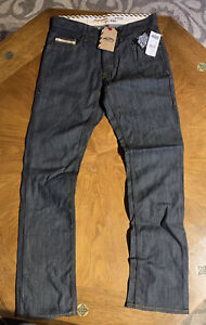 Vans V56 Standard Mens 28” Dark Blue Jeans Denim Off the Wall Skate Pants