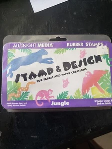 All Night Media Jungle stamp collection  8 stamps - Picture 1 of 2