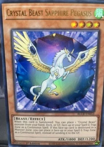 Crystal Beast Sapphire Pegasus BLCR-EN053 | YuGiOh Battles of Legend: Crystal Re - Picture 1 of 1