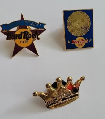 Hard Rock Cafe ® pin  LOT OF 3 EMPLOYEE APPRECIATION PIINS      HR0120 - Image 1 of 4