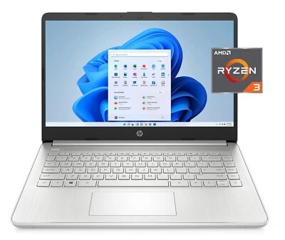 HP 14" FHD Laptop Notebook Ryzen 3 3250U(beat i3-8145U)  12GB RAM 512GB SSD New! - Image 1 of 4