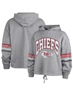 Kansas City Chiefs 47 Mujer XL Upland Bennett Pullover Sudadera con Capucha Fútbol NFL Crop - Imagen 1 de 14
