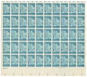 Scott #1109 Mackinac Bridge Sheet of 50 Stamps - MNH P#26029 LL - Picture 1 of 2