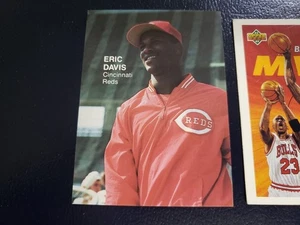 Eric Davis Cincinnati Reds #12 S2 1988 Action Superstars FULL SIZE WOW - Picture 1 of 4