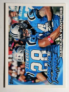 2010 Topps #171 Carolina Panthers Team/Jonathan Stewart/Steve Smith - Picture 1 of 2