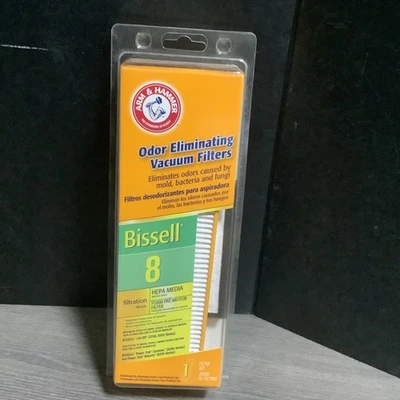 Arm & Hammer Bissell 8 Vacuum Filter Fragrance Free Odor Eliminating 62648A - Image 1 of 3