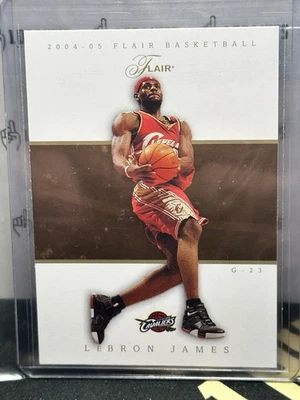 LEBRON JAMES 2004-2005 FLEER FLAIR 2nd Year Fleer Skybox #35 NBA Basketball Card - Image 1 of 2