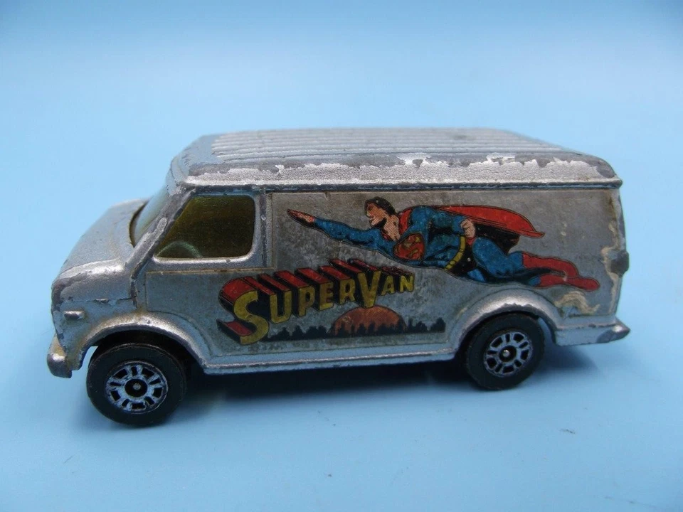 ORIGINAL Vintage CORGI JUNIORS US Van SUPERVAN Superman Van 1:64 - Image 1 of 1