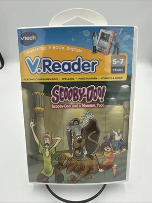 Vtech V.Reader Scooby-Doo! Scooby-Doo and a Mummy,Too! Cartridge Game 5-7yr - Image 1 of 4