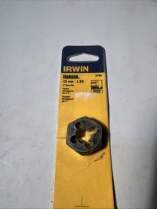 Irwin 9743 Hanson metrisch High Carbin Stahl rechts Sechskant Schneideisen 12 mm x 1,5 mm. - Bild 1 von 6