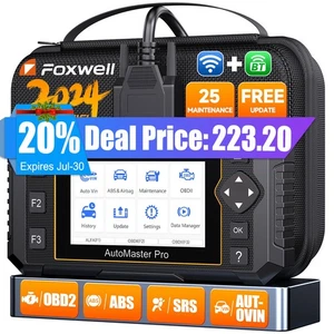 Foxwell NT650 Pro Car OBD2 Scan Tool Auto Diagnostis Bi-Directional Scanner - Picture 1 of 16
