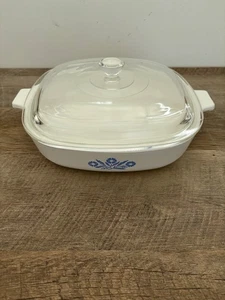 Corning Ware blaue Kornblume 9 Zoll mit Deckel - Bild 1 von 7