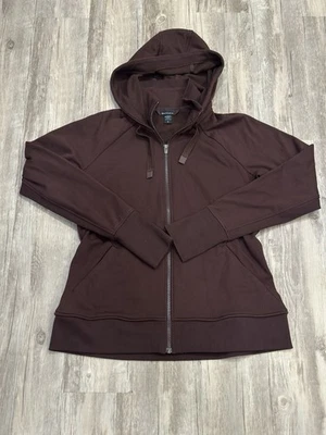 Sudadera con capucha Athleta Triumph para mujer grande marrón cremallera completa sudadera con capucha nueva sin etiquetas Foto 1 de 4