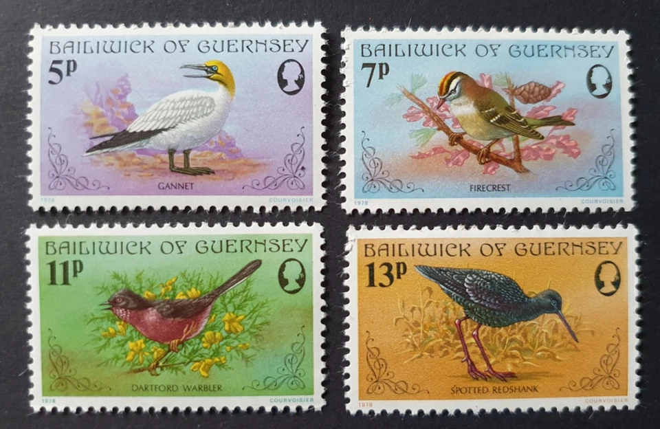 1978 GUERNSEY GB UK SET BIRDS FAUNA VF MNH - Image 1 of 1