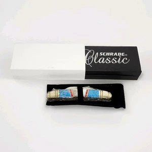 SCHRADE Classic Custom Series Turquoise Mother of Pearl Sway Back Knife NOS NIB  - Picture 1 of 21