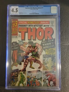 Journey Into Mystery Annual #1 CGC 4.5 1st App Of Hercules & Zeus 1965 - Picture 1 of 3