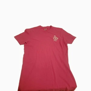 Vintage Abacrobie & Fitch Womens Short Sleeve Shirt Pink Small - Picture 1 of 14