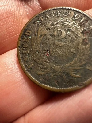 1870  Two Cent Piece g Lot #930 - Image 1 of 4