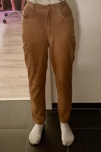 Hochwertige Wildlederhose Hellbraun Größe 34 Gefüttert Damen - Bild 1 von 5