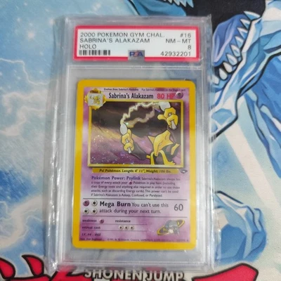 Pokemon English Sabrina Alakazam 16/132 PSA 8 - Image 1 of 3