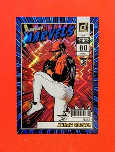 🔥Kumar Rocker RC /49 Blue Xplosion-2025 Panini Donruss Diamond Marvels SP Texas - Bild 1 von 2