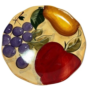 Home Trends Verdona Essteller - 11" Obst Apfel Birne Trauben - Bild 1 von 8