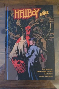 HELLBOY IN LOVE HC HARDCOVER DARK HORSE COMICS MIGNOLA VERY RARE OOP - Picture 1 of 3