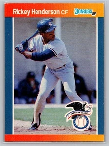 1989 Donruss AL All Star Rickey Henderson #4 - Picture 1 of 2