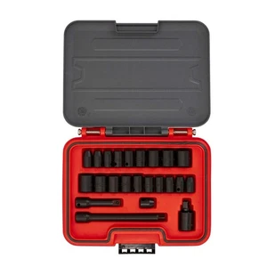 PROTO J72323IM Socket Set,3/8" Drive,23 pcs.,SAE/Metric 60ML18 - Picture 1 of 1