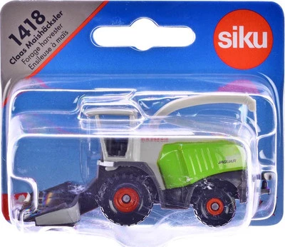 Claas 960 Jaguar Forage Harvester Gray and Green Diecast Model by Siku - Image 1 of 4