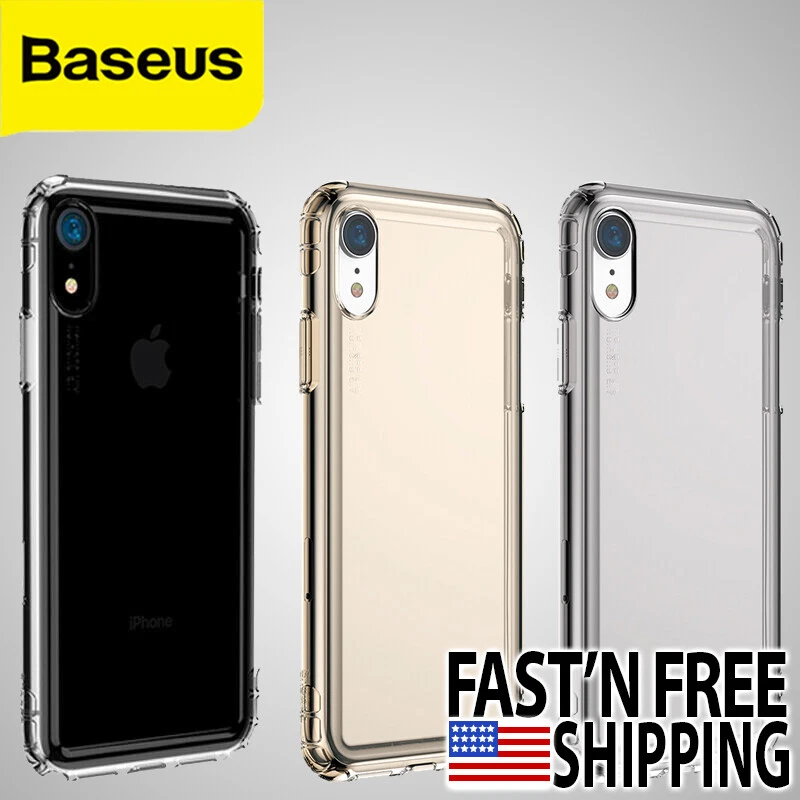 适用于 iPhone XR XS MAX 防震透明透明手机壳 保护套 — 第 1/4 张图片