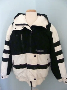 HEAD Women's Vintage '90's Puffer Style Entrant Hooded Ski Jacket Size M - Picture 1 of 8