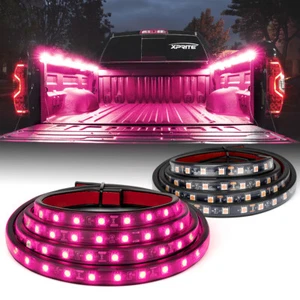 Barra LED camión cama de carga kit de iluminación de trabajo tiras 12V luz decoración para SUV rosa 2X - Imagen 1 de 7