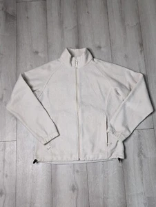 Columbia Jacke Damen Medium elfenbeinfarben durchgehender Reißverschluss Stehkragen Langarm Fleece - Bild 1 von 11