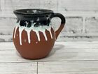 Ceramic Pottery Mug Planter Not For Use With Food/Drink Drip Glaze Ornamental