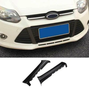 Carbon Fiber Front Bumper Center Hood Grill Strip Fit For Ford Focus 2012-2014 - Picture 1 of 6