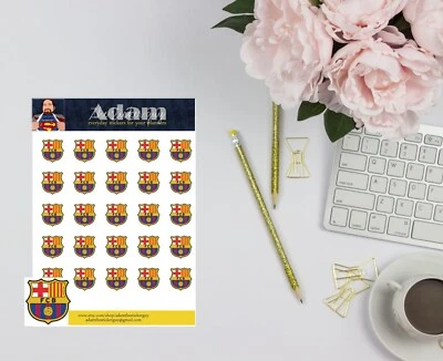 Barcelona FC International Soccer Planner Stickers - Image 1 of 2