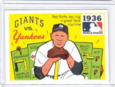 1971 Fleer Baseball Card #34 1936 World Series NY Yankees & NY Giants -ExMt - Image 1 of 2