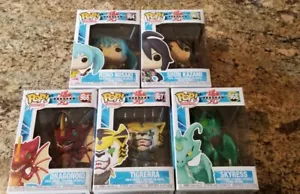 LOTE DE 5 Funko POP Animación Bakugan Dragonoid Skyress Runo Tigrerra Shun Kazami - Imagen 1 de 2