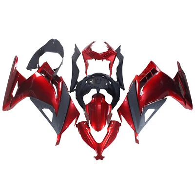 Red Black Fairing Kit For Kawasaki Ninja 300 EX300R 2013-2017 Injection Bodywork — 第 1/4 张图片
