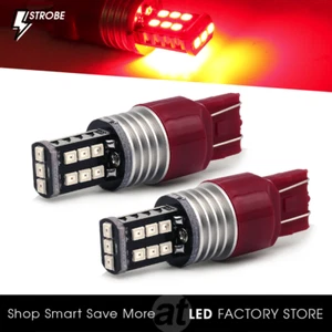 Syneticusa 7443 Flash Estroboscópico Rojo Seguridad Brillante Freno Cola Estacionamiento Bombilla - Imagen 1 de 7