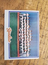1978 Topps Baseball #282 New York Yankees Unmarked Team Card EX