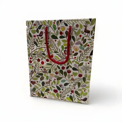 LOTE DE 4 Bolsas de Regalo Medianas Papiro 10x8x5 Raras Ratón de Papel Retirado Navidad Foto 1 de 4