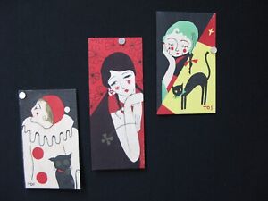 Toshio Ito- Pre W.W. II Woodblock Print  - 3 Envelopes / Pochibukuro