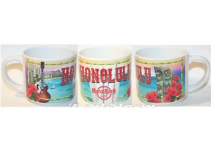 Taza de café de cerámica Hard Rock Café Honolulu Hawaii City Design 2017 nueva - Imagen 1 de 6