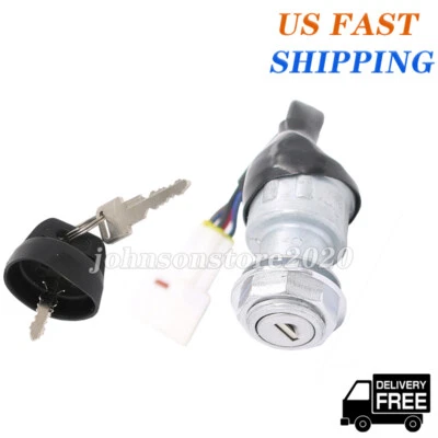 For HiSun UTV 400 500 700 800 Yardsport Menards Excalibur Ignition Key Switch US - Image 1 of 4