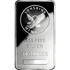 10 oz. Silver Bar - Sunshine Minting - .999 Fine