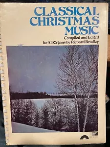 1974 Christmas Organ Sheet Music Spiral Book *Pre-Owned w/Wear zz1 - Picture 1 of 4